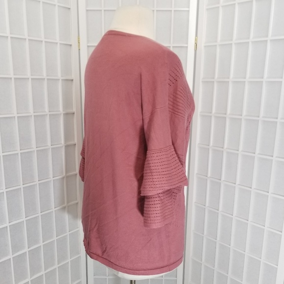 Avenue Bell Layered Pullover Sweater - 14/16 (1X) - Picture 5 of 8